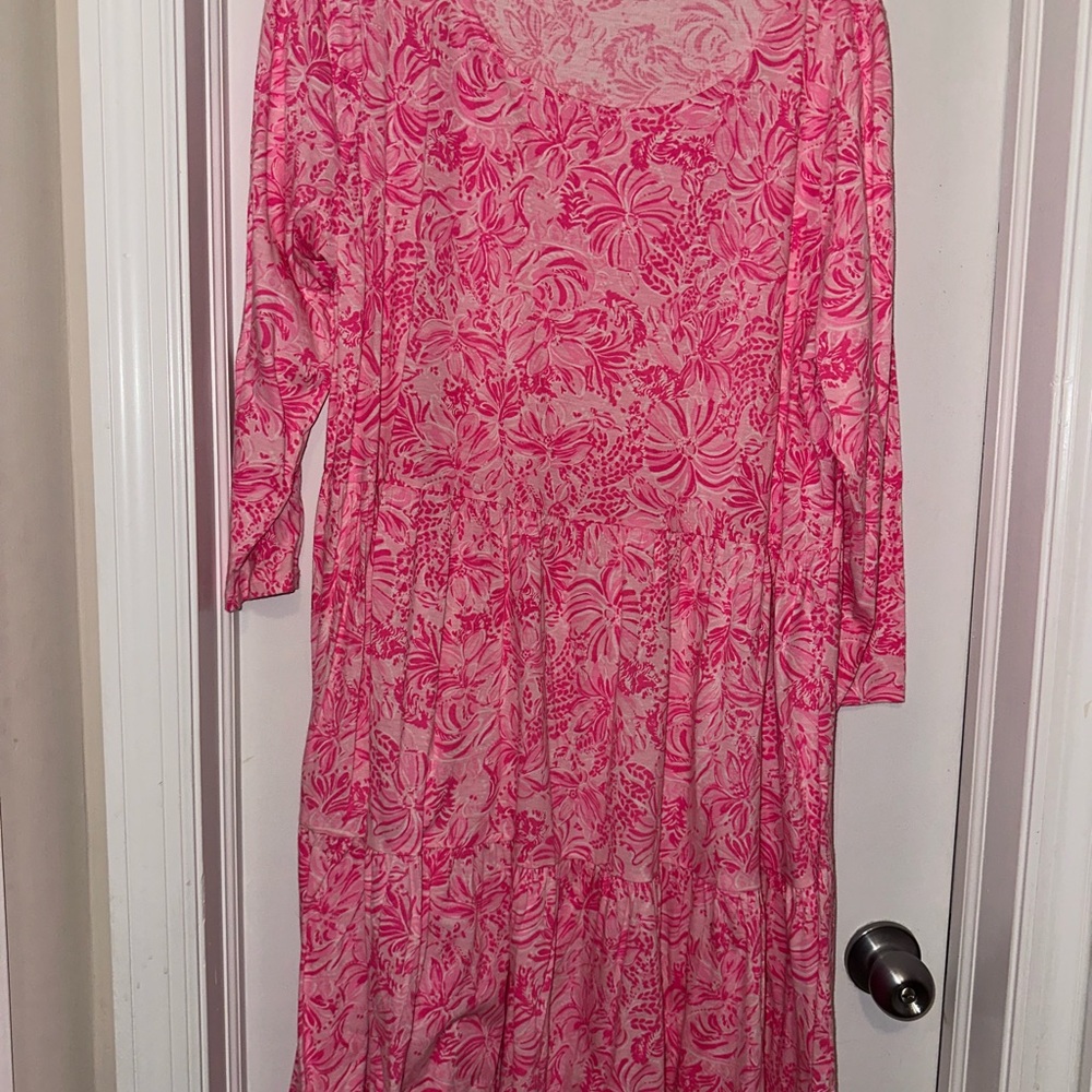 Lilly Pulitzer Floral Pink Women's Dress
